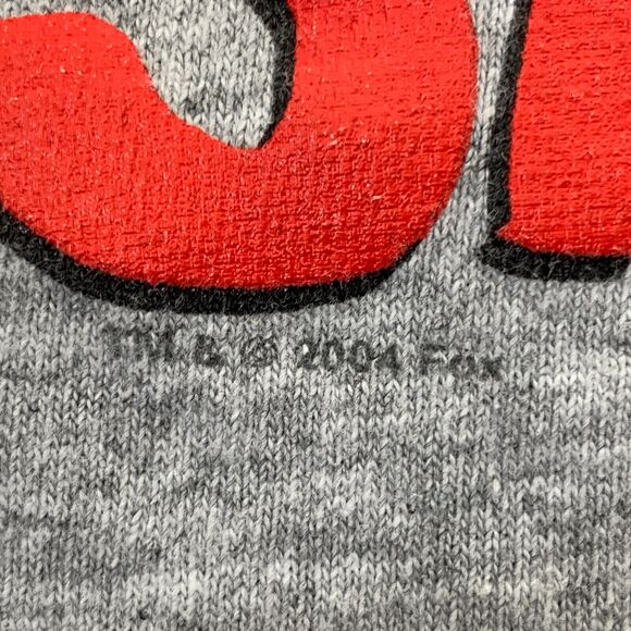 Vintage Y2K Bart Simpson Christmas T Shirt The Simpsons Santa Claus Gray L Large - Picture 4 of 7